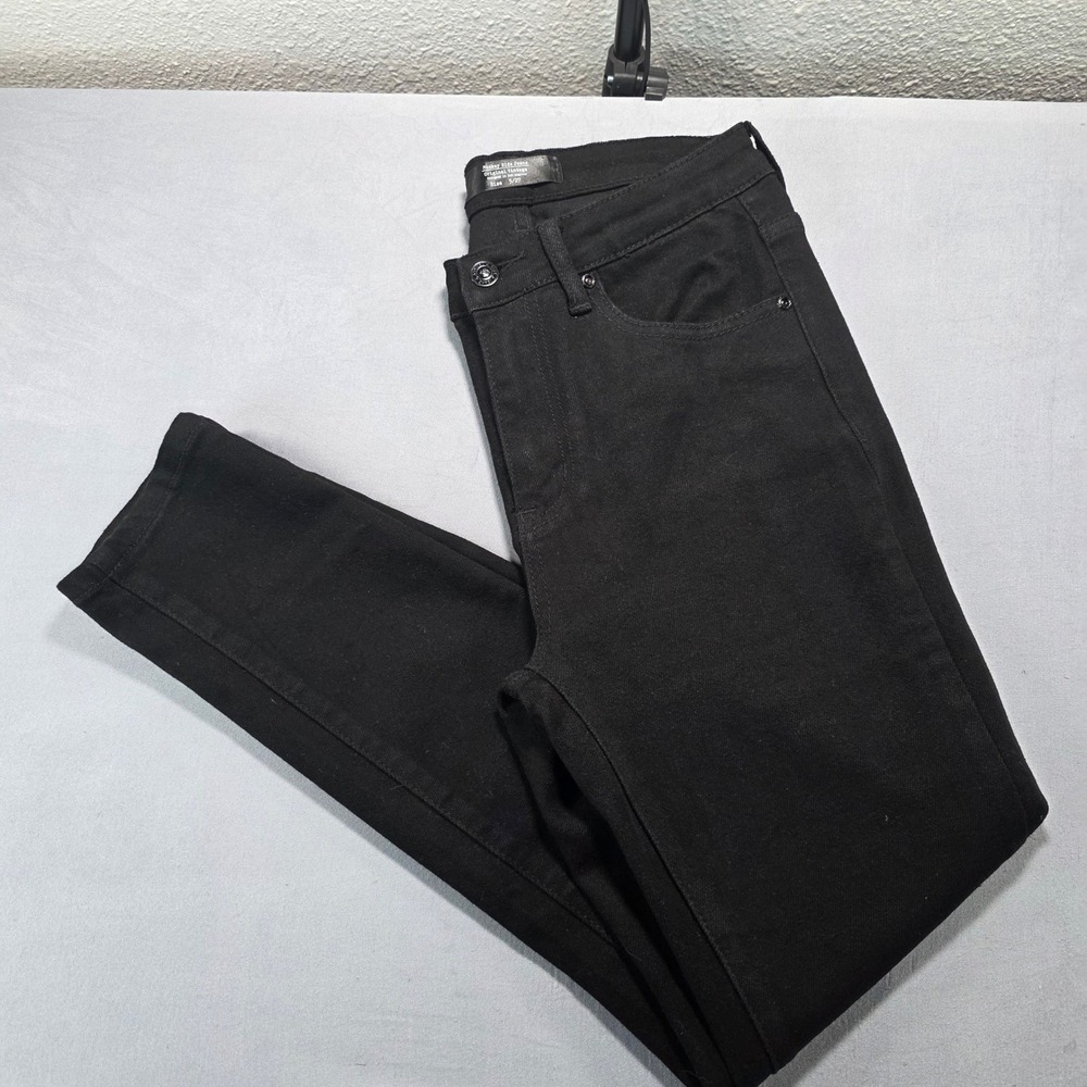 Monkey Ride Jeans Womens 5/27 Black Original Vintage High Rise Skinny Denim